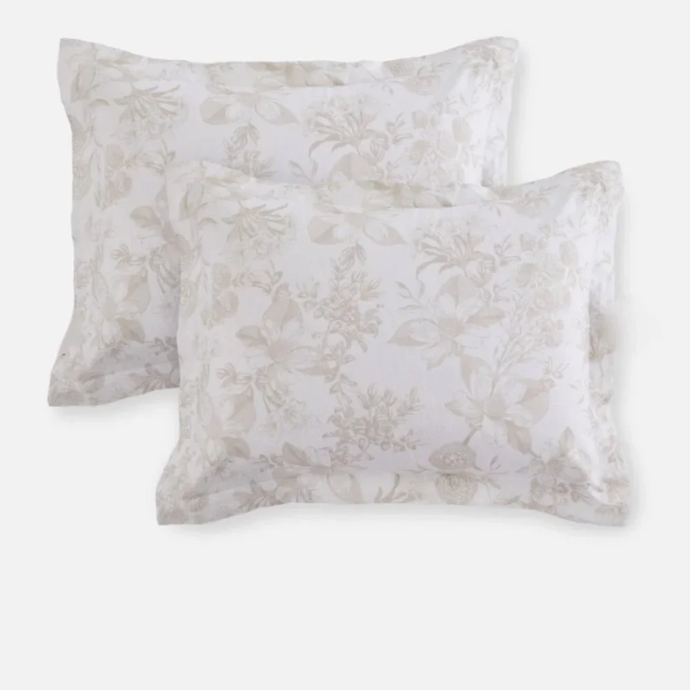 3 Pc Set Johnny Was Valentina Floral Linen Duvet Cover Set